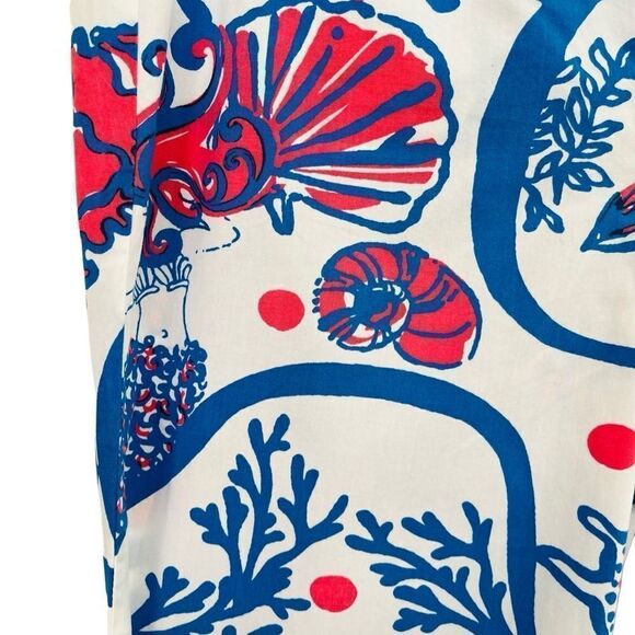 Lilly Pulitzer Palm Beach fit shell design Capri pants size 2. - Picture 4 of 7